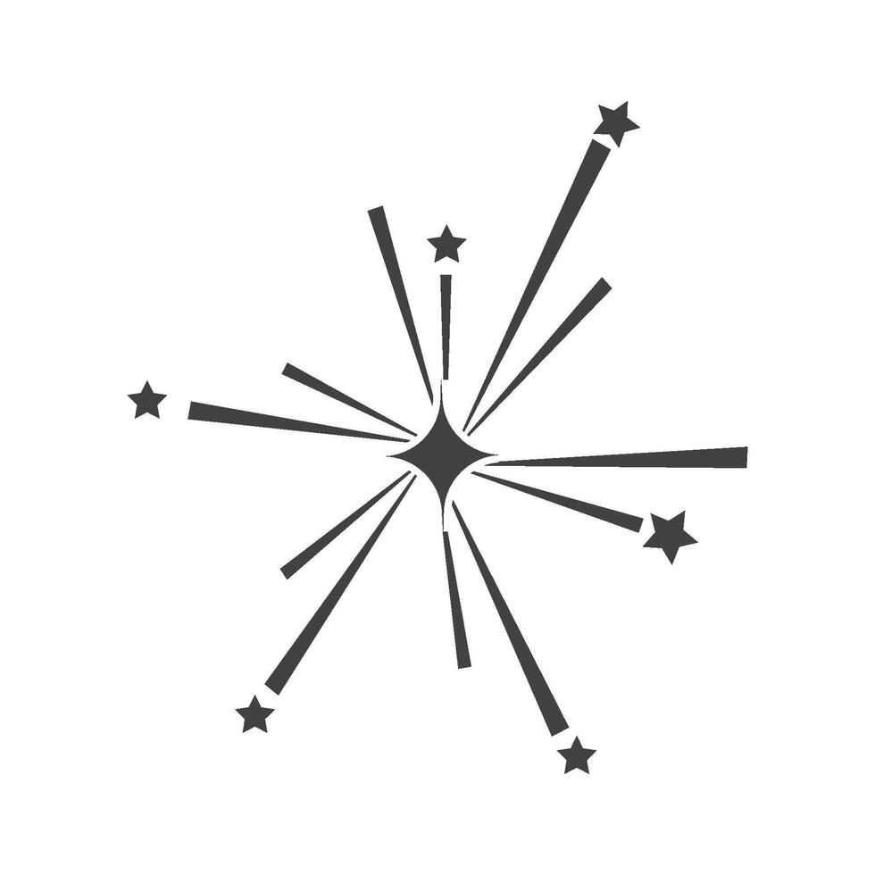 Star bright icon vector
