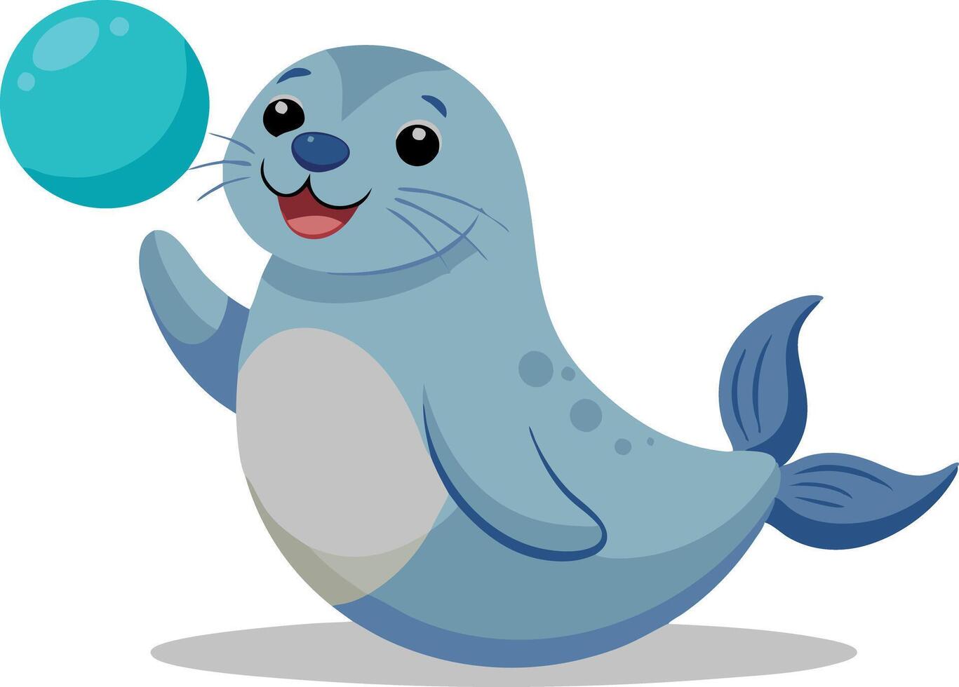 Seal balancing a ball vector