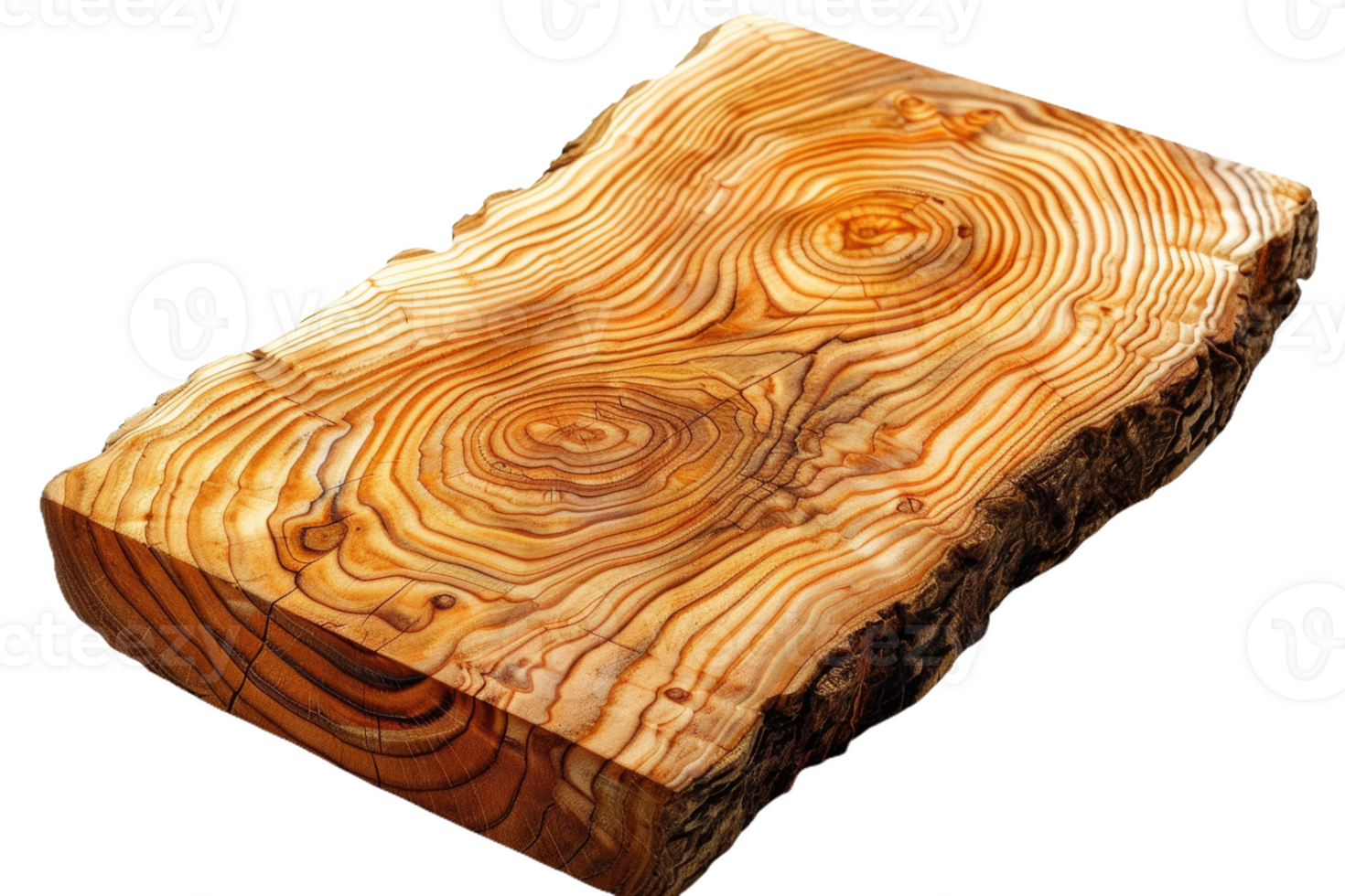 Close-Up of a Rustic Wooden Cutting Board png