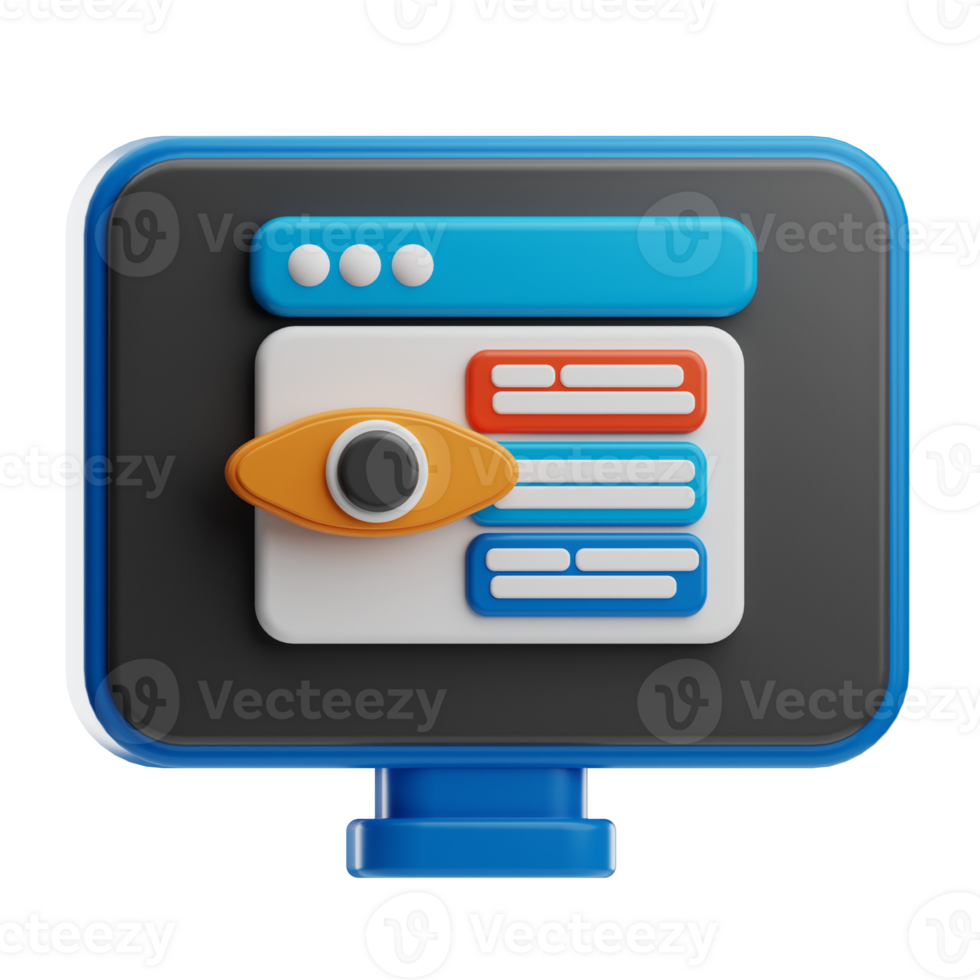 Internet Spy Technology illustration 3D png