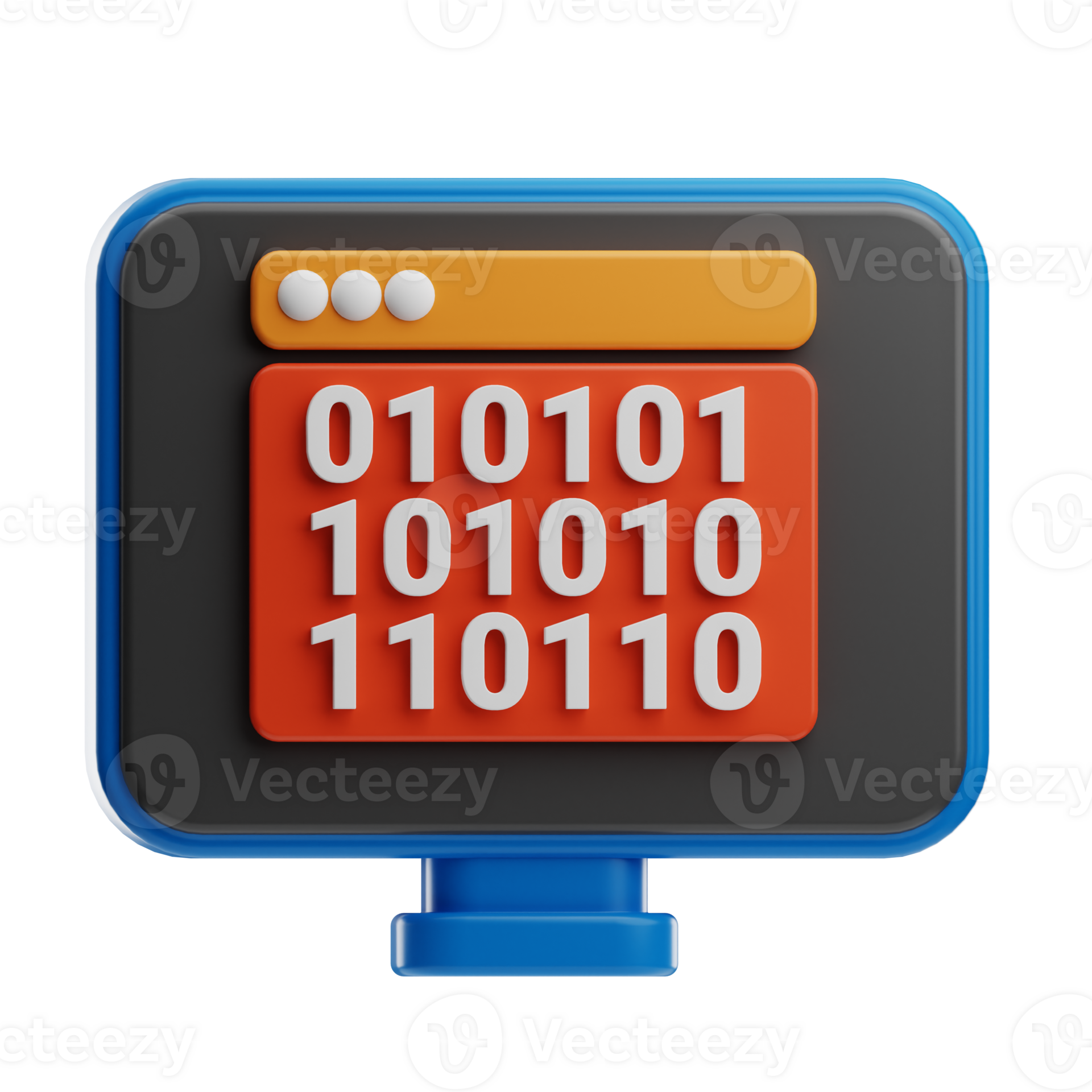 Binary Code Technology illustration 3D 48040330 PNG