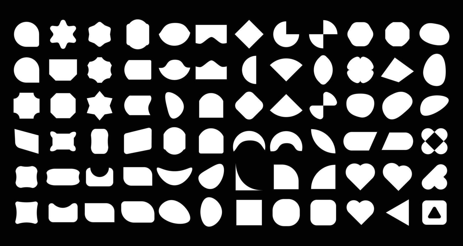various graphics shape for graphics design vector