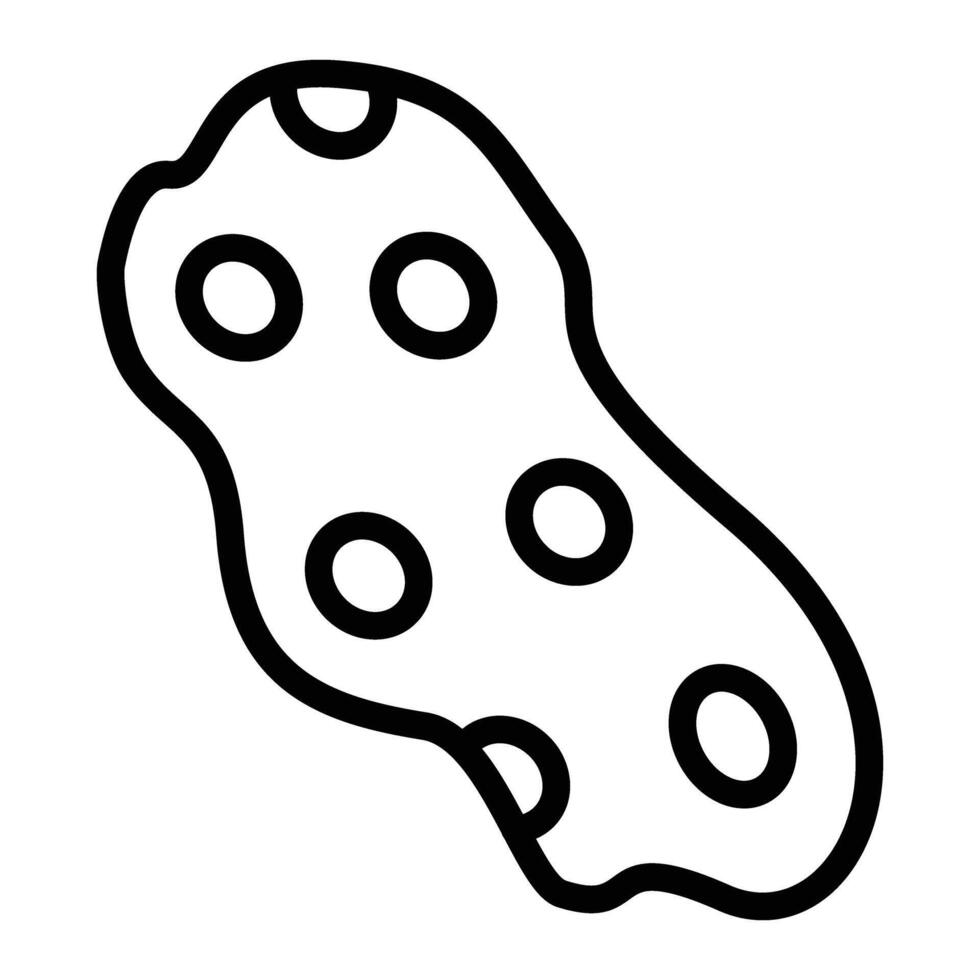 Meteor Line Icon vector