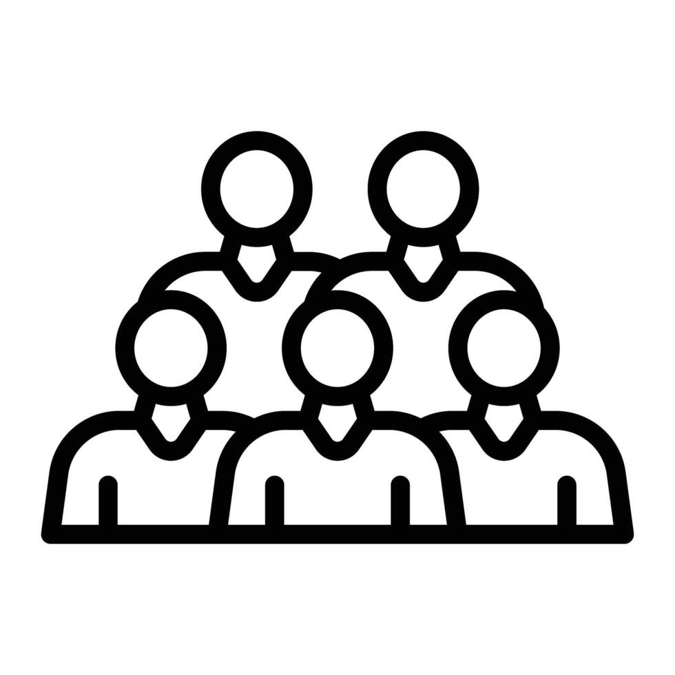 Forum Line Icon vector