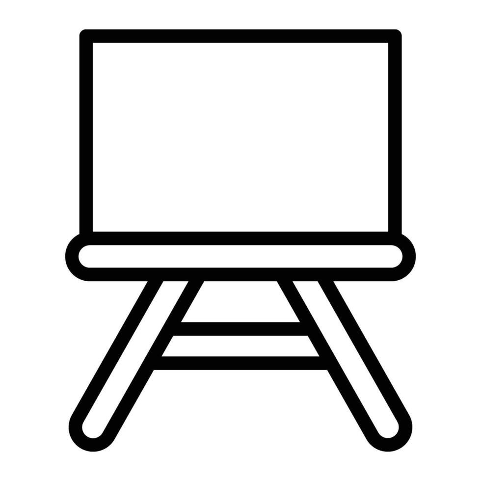 Canvas Line Icon vector