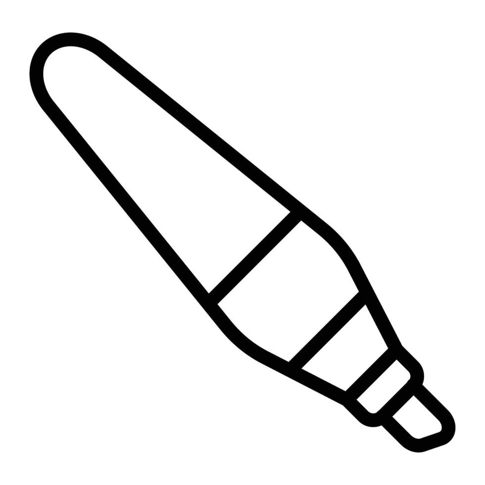 Marker Line Icon vector