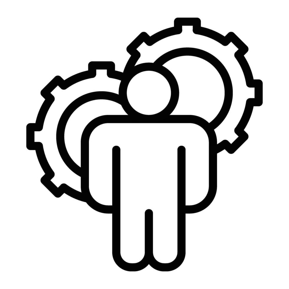 Skill Line Icon vector
