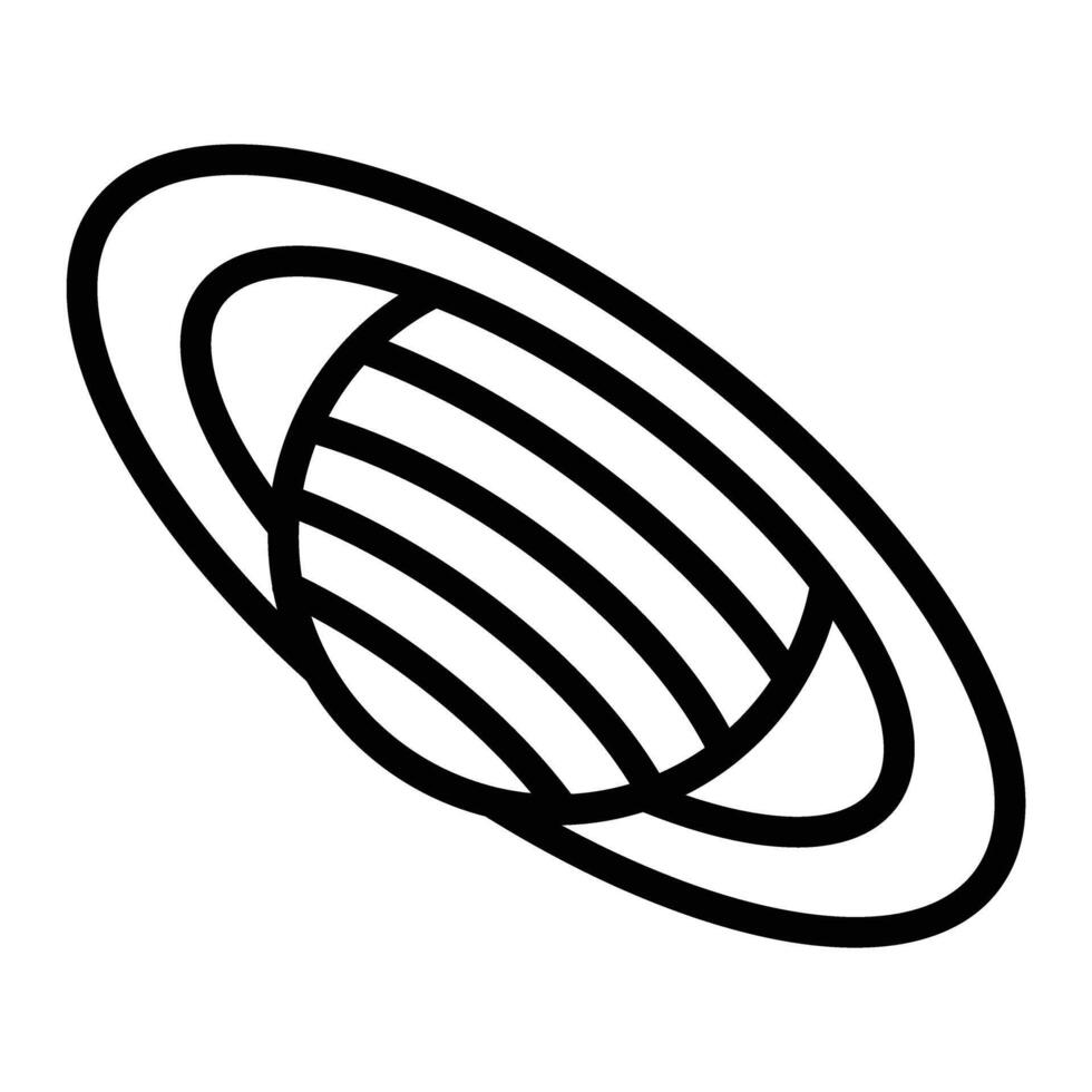 Plane Aaryring Line Icon vector
