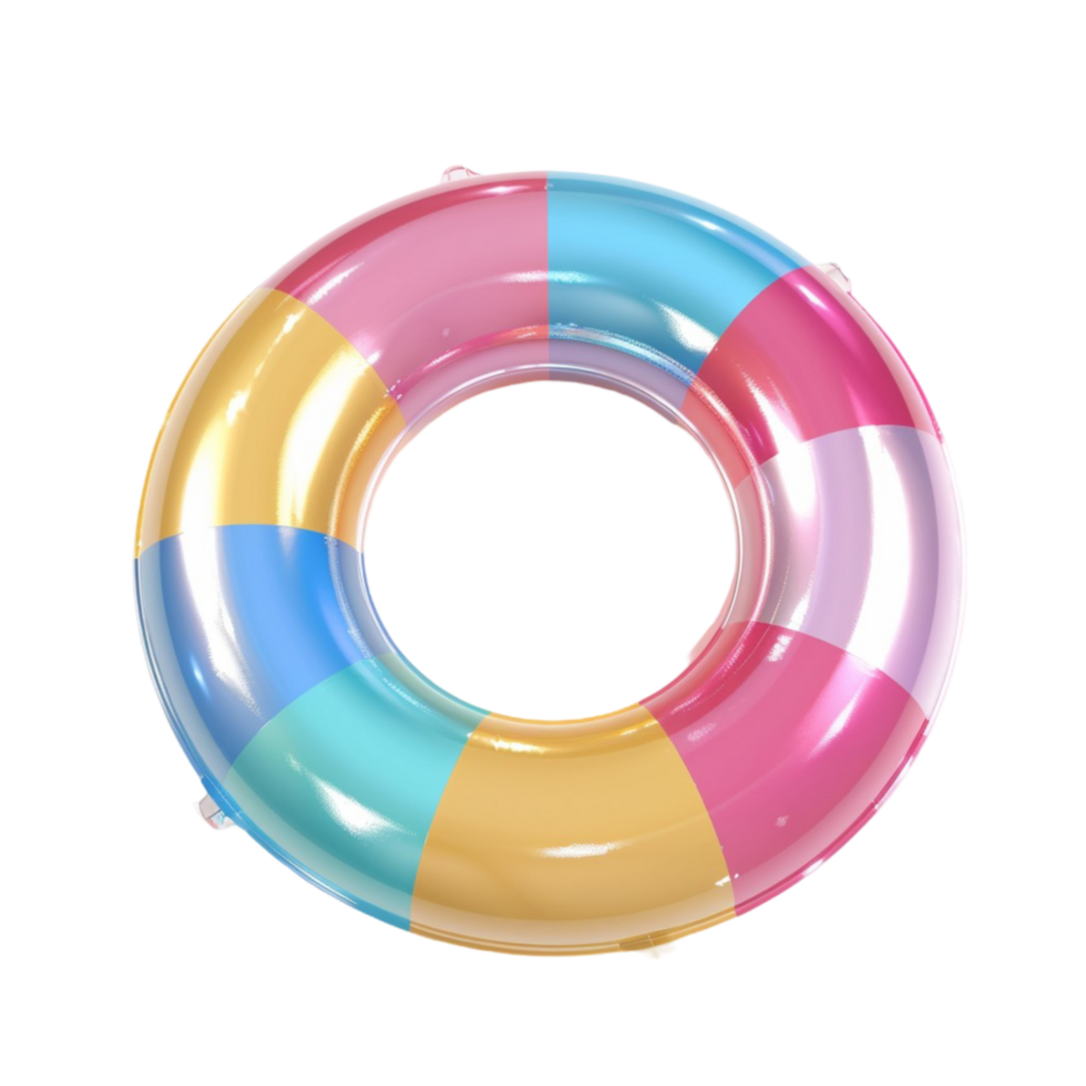 Splash and Play Enjoying Summer with Swimming Ring png