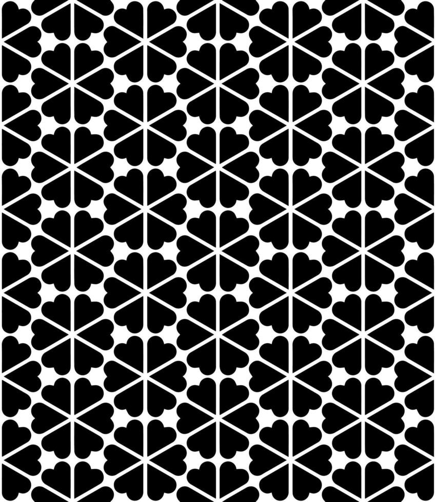 Black and white seamless abstract pattern. Background and backdrop. Grayscale ornamental design. vector