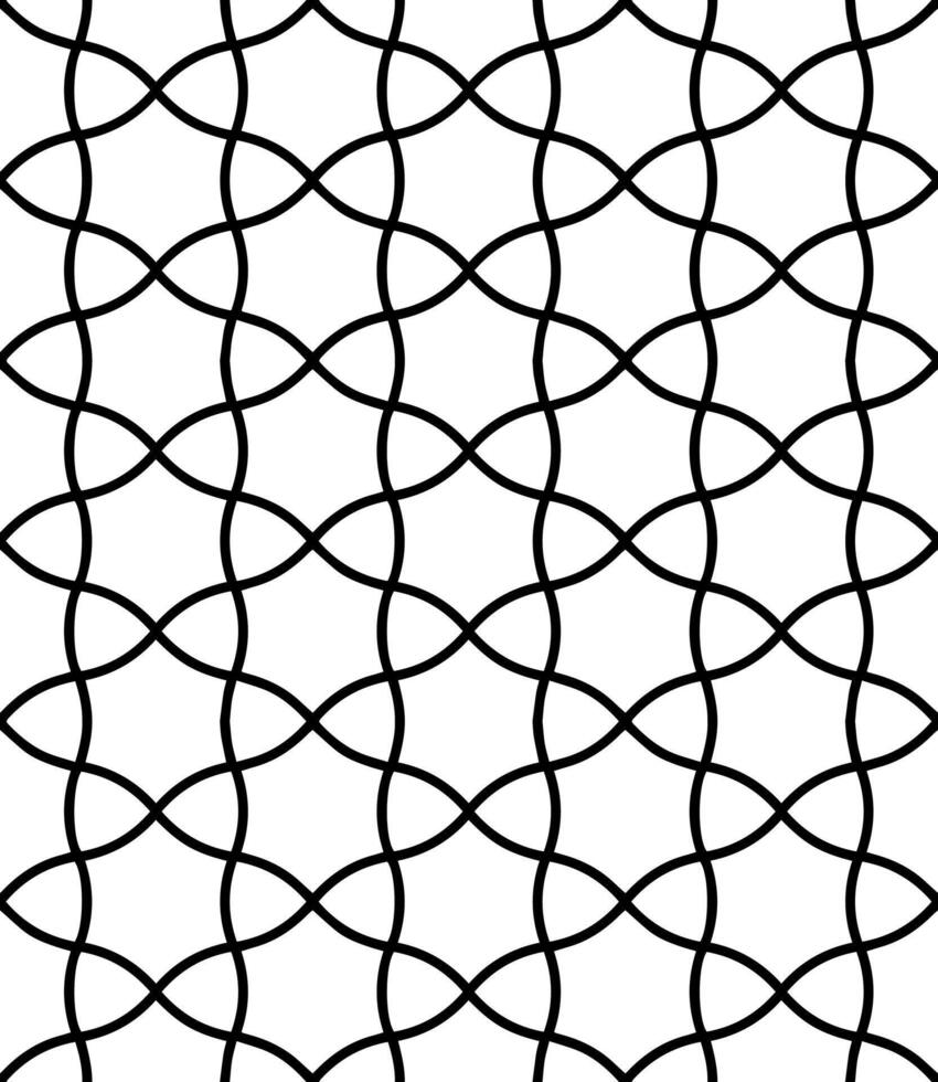 Black and white seamless abstract pattern. Background and backdrop. Grayscale ornamental design. vector