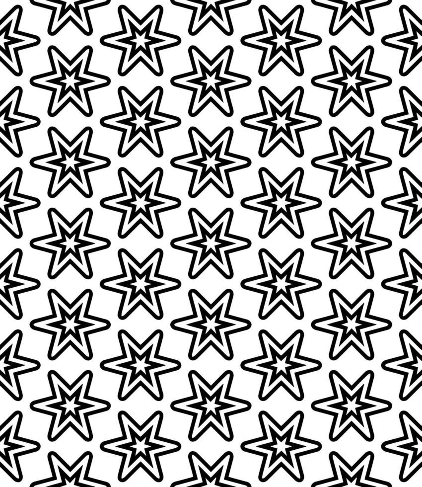 Black and white seamless abstract pattern. Background and backdrop. Grayscale ornamental design. vector