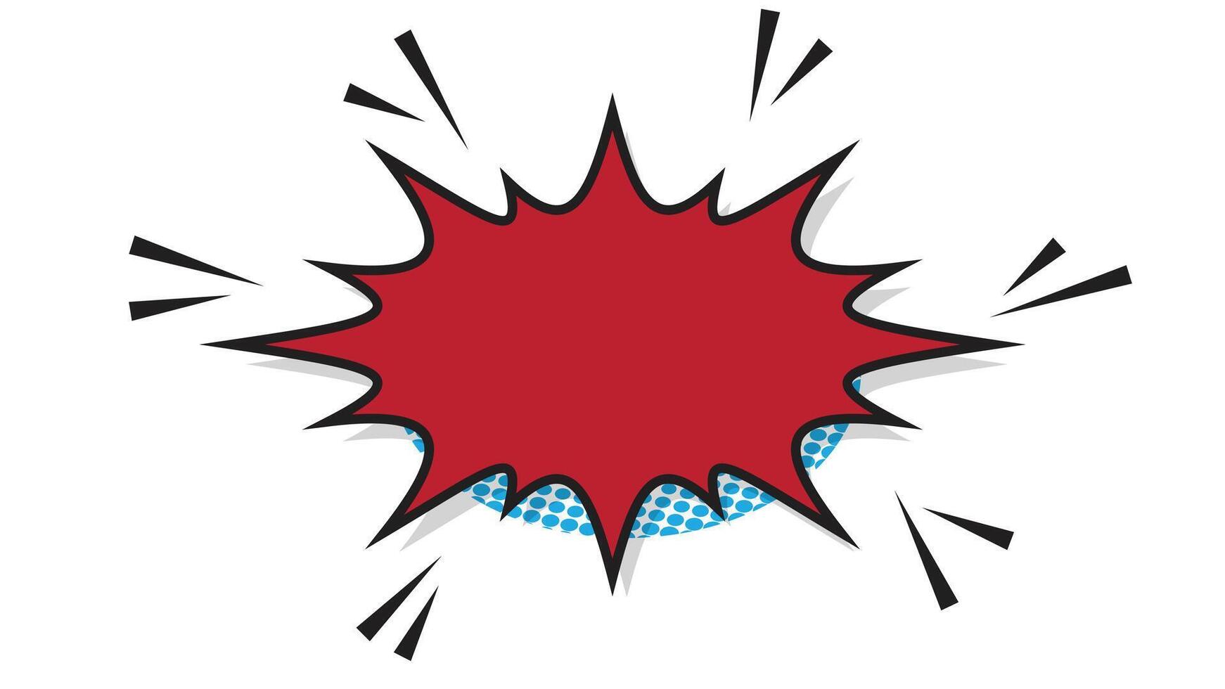 Cool comic text book design, comic text bubble design vector