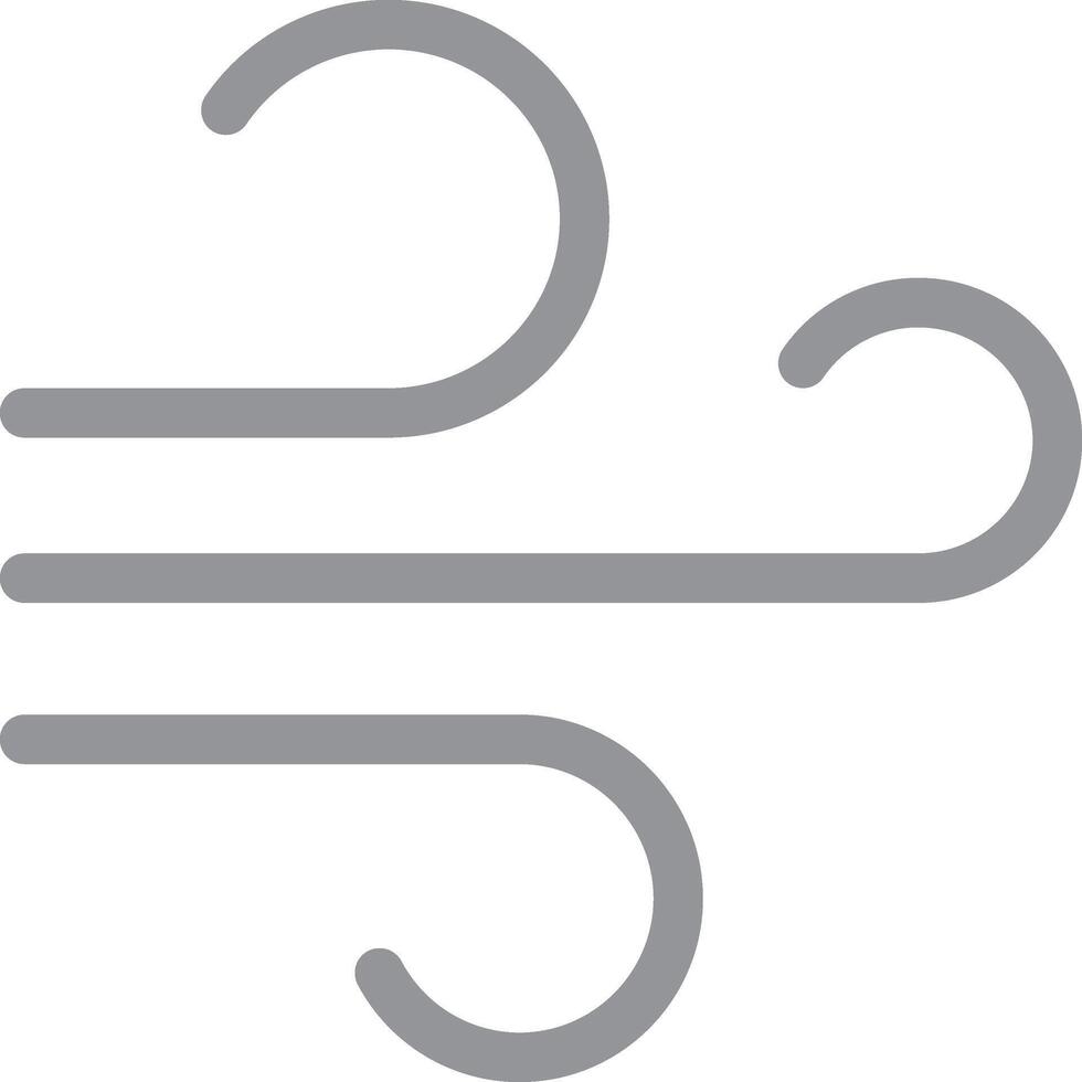Wind icon windy symbol illustration. vector