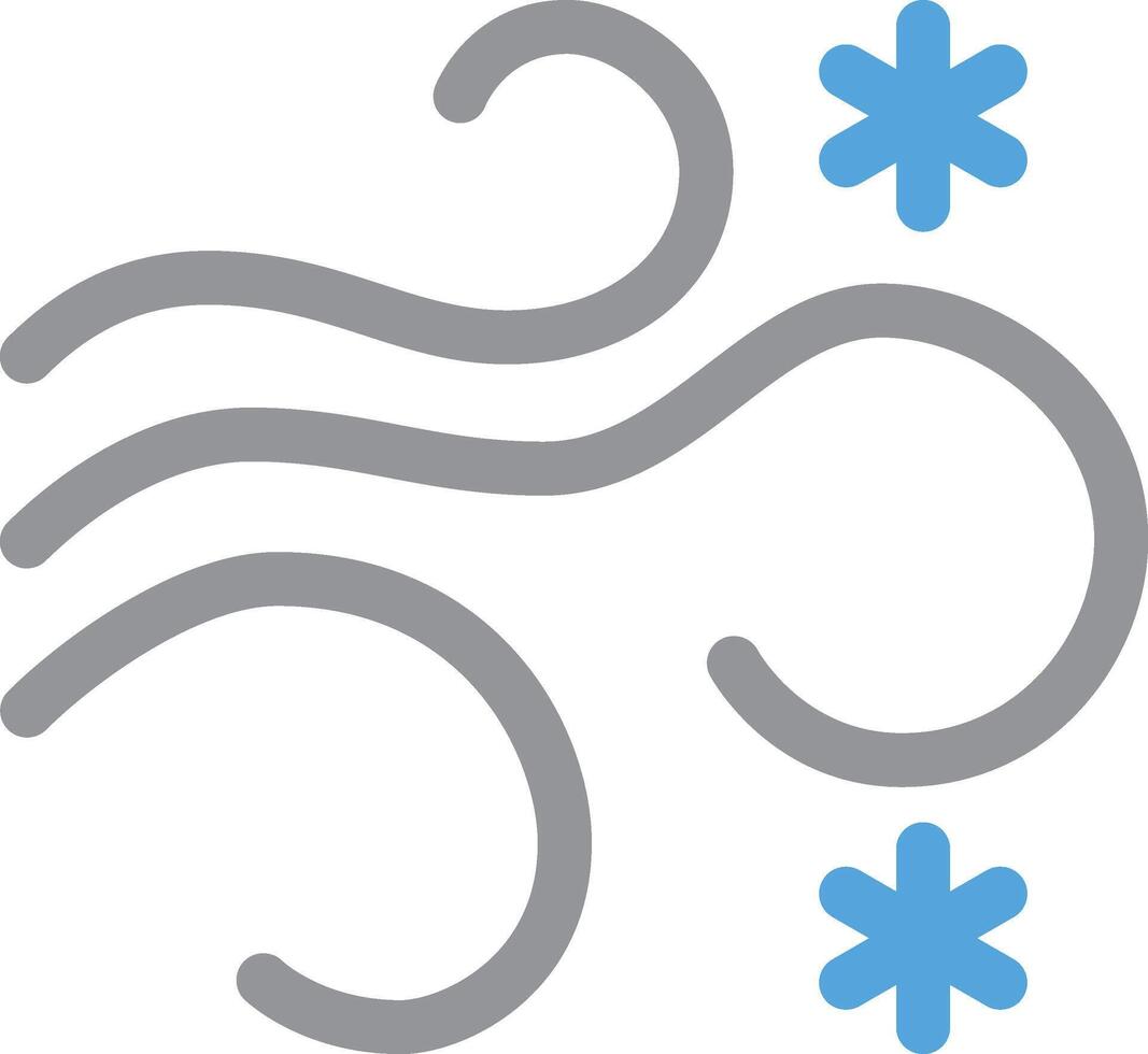 Wind icon windy symbol illustration. vector