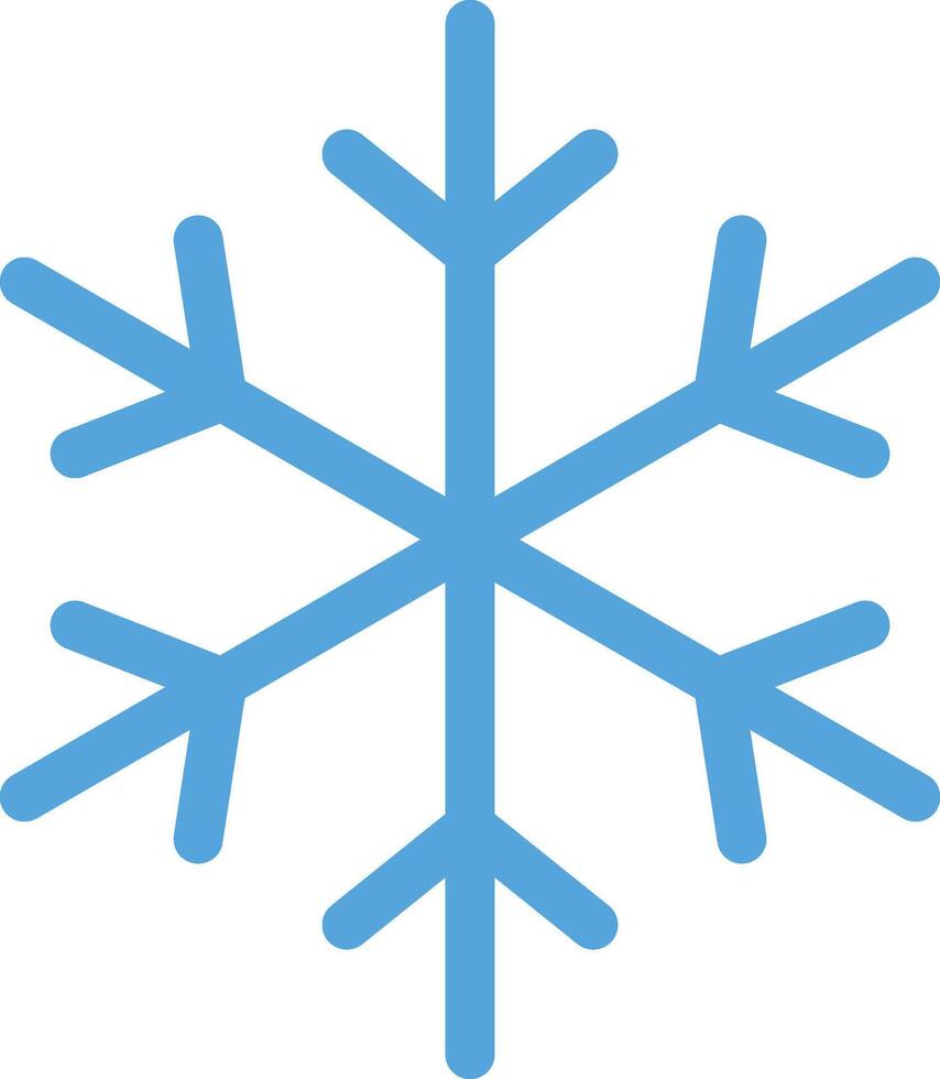 Snowflake icon weather symbol illustration vector