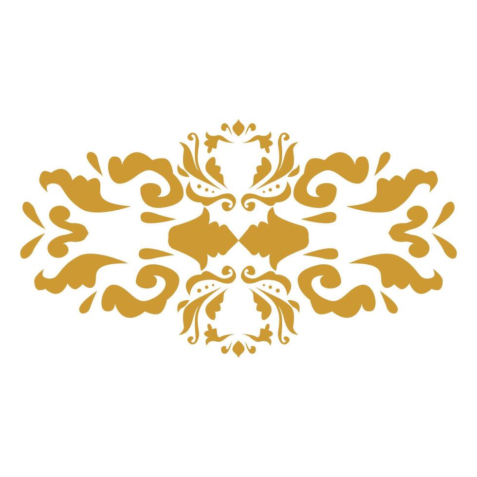 Vintage ornament or floral frame border vector