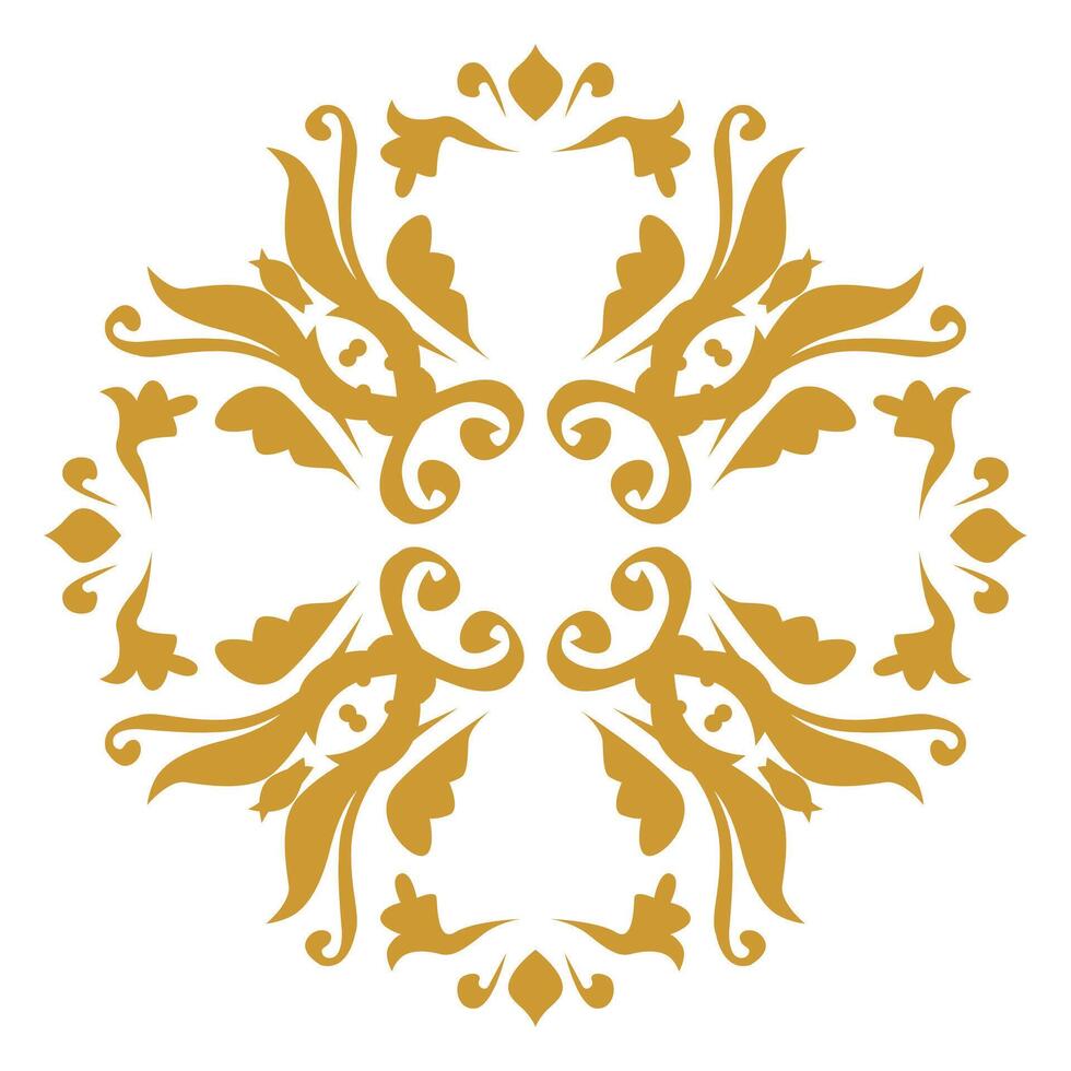 Vintage ornament or floral frame border vector