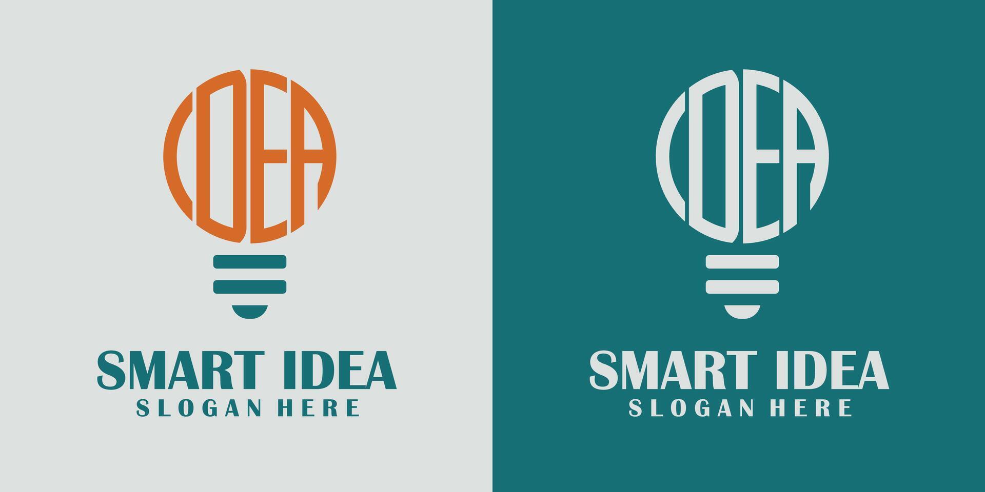 smart idea logo templates vector