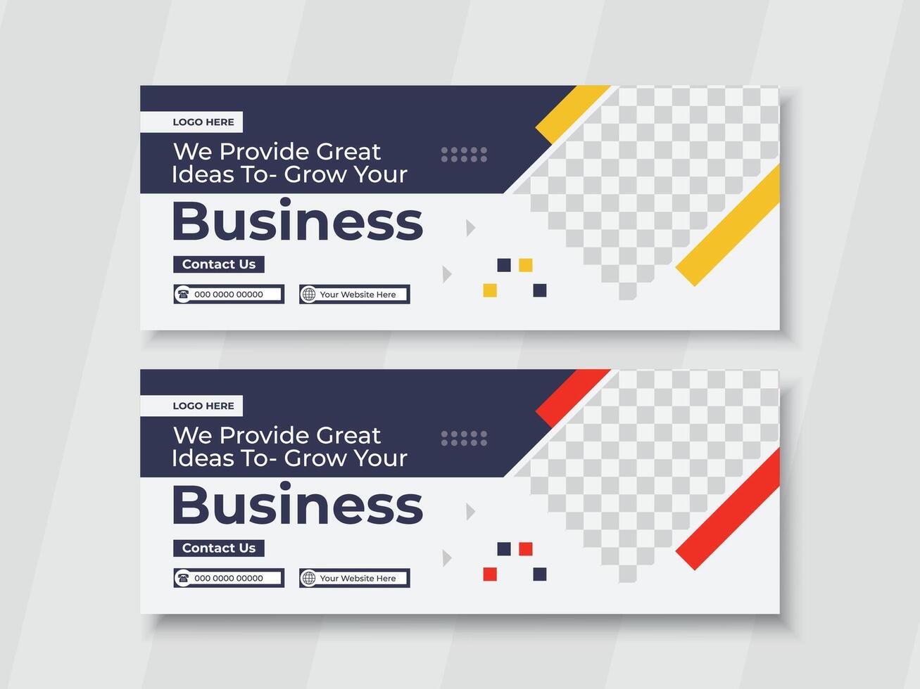 Creative Corporate business social media design Facebook cover template web banner Template. vector