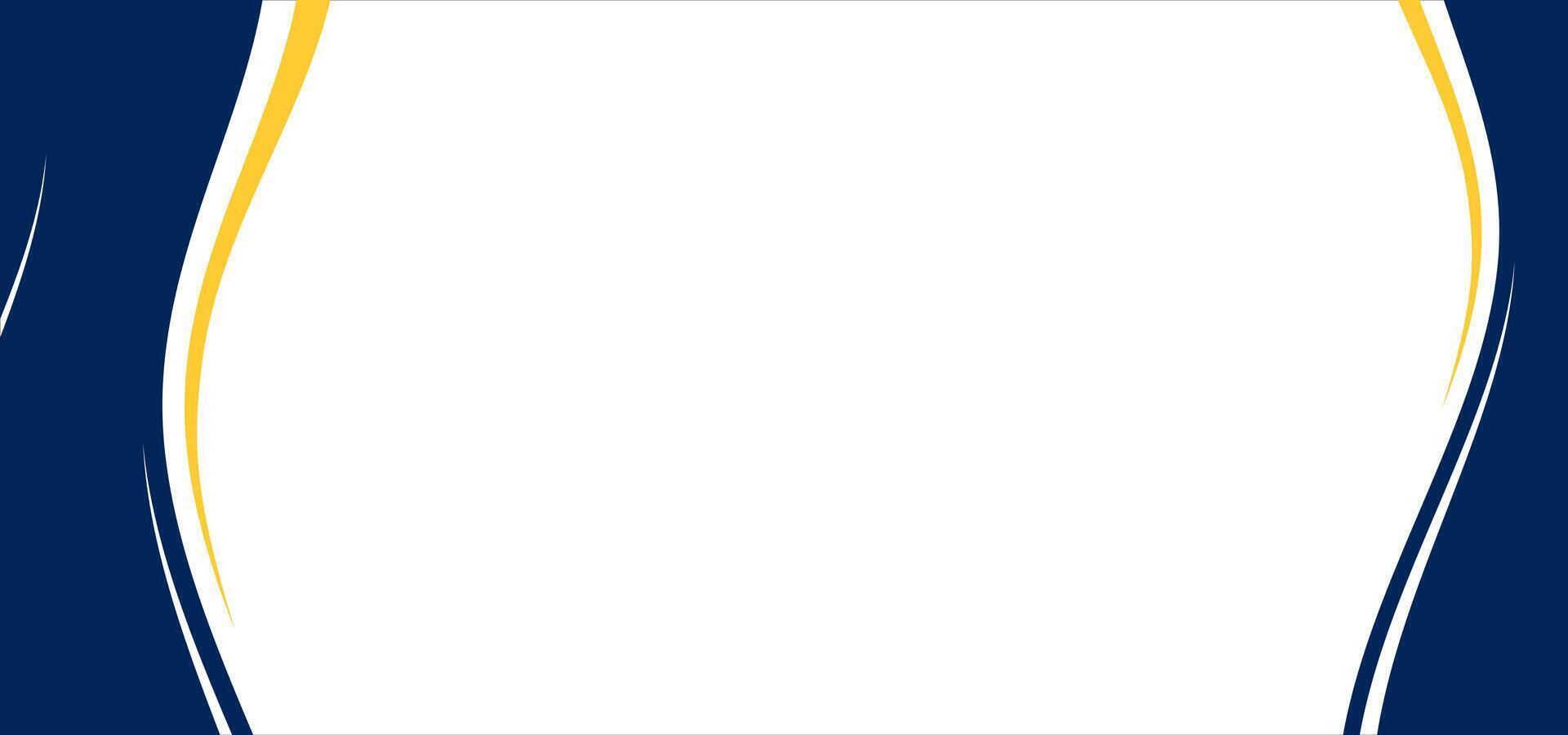 A blue and yellow wave on a white background vector