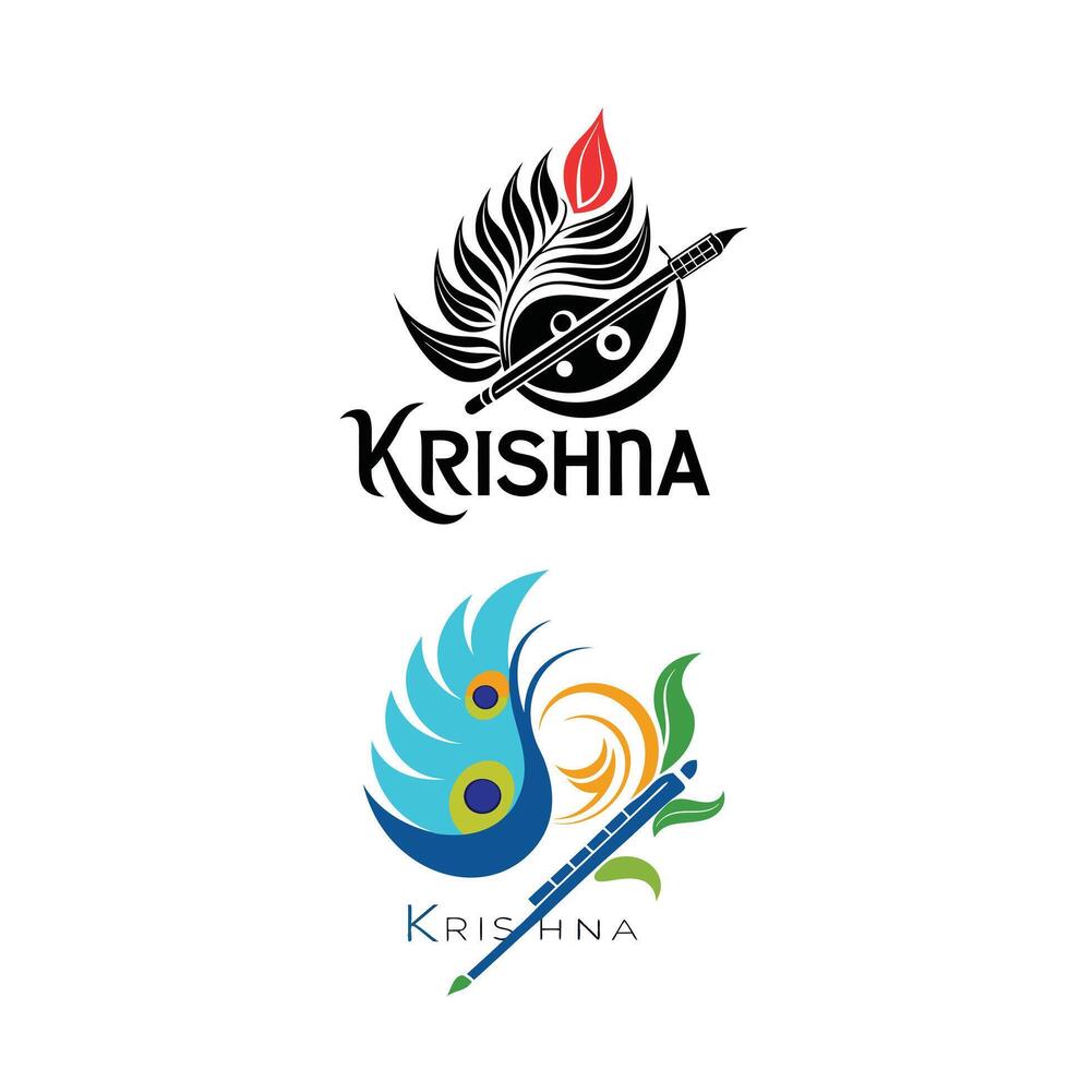 Jamastami krishna illustration design vector