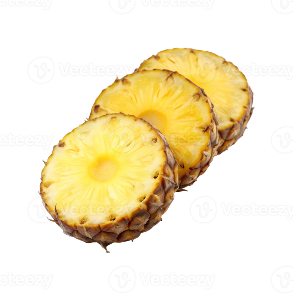 pineapple slices on a transparent background png