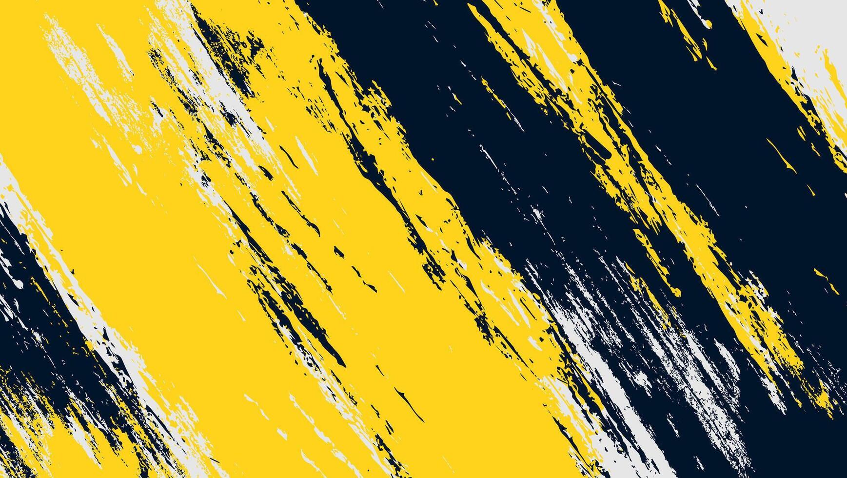 Abstract Yellow Grunge Sport Background Design Template vector