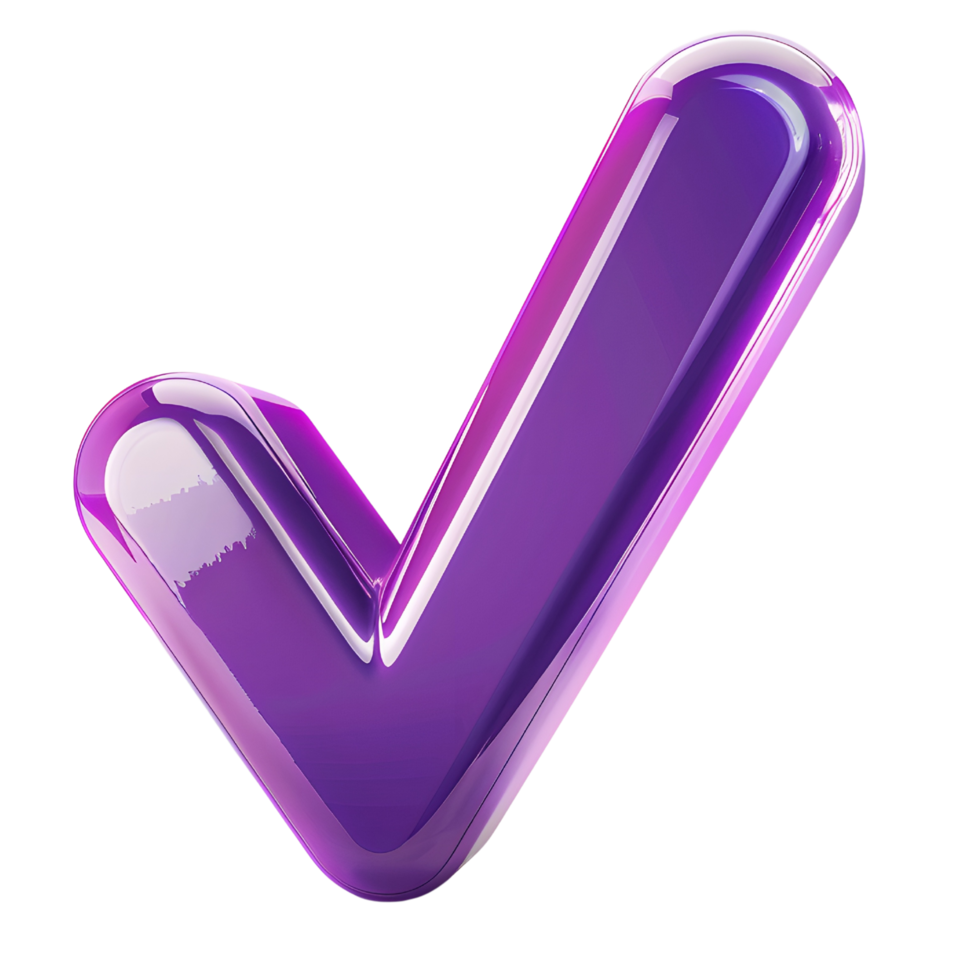 Purple Check mark icon. png