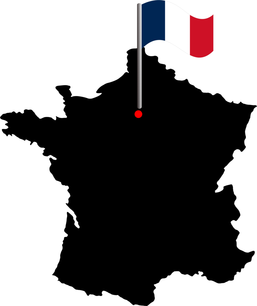 Paris cidade PIN mapa localização png