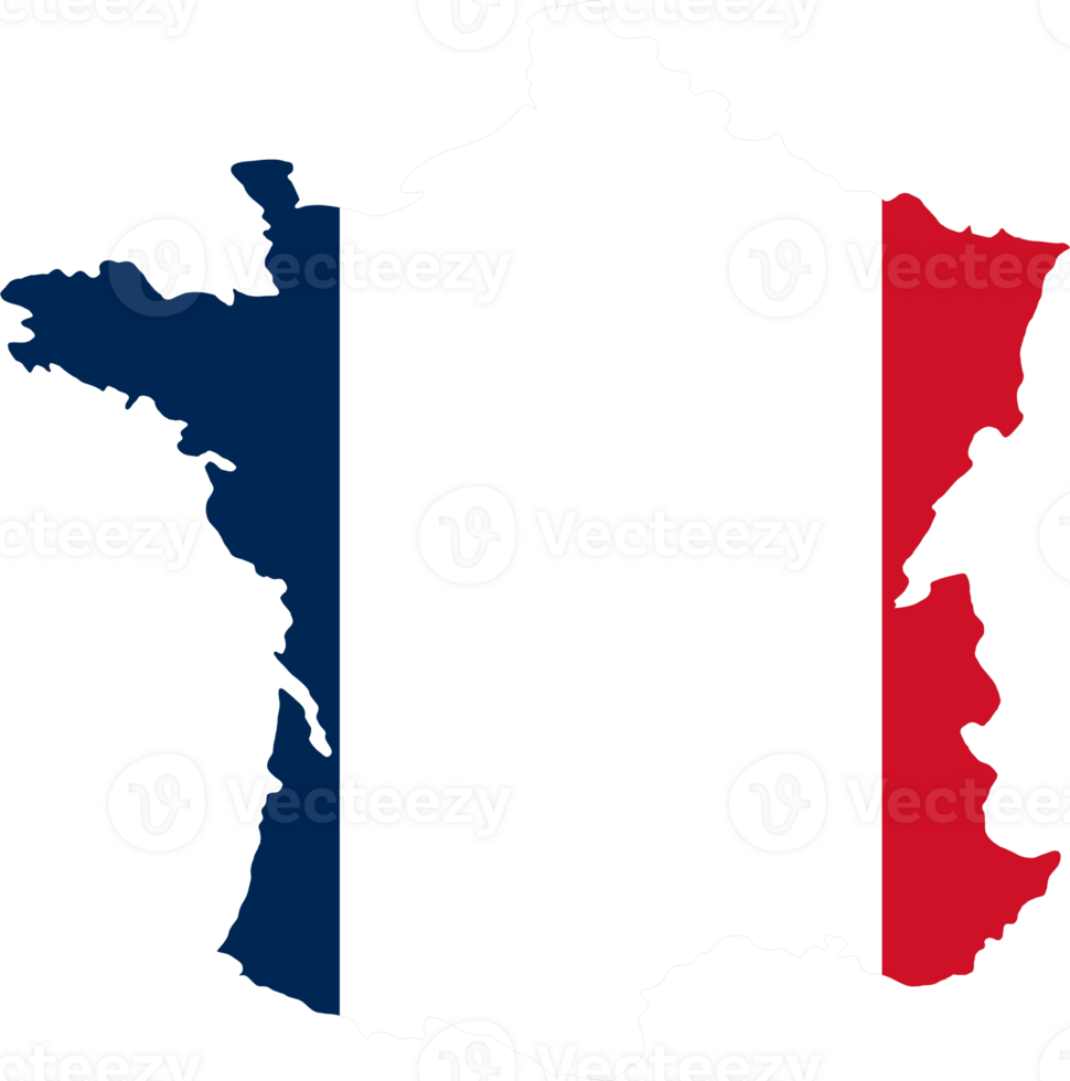 France flag map icon png