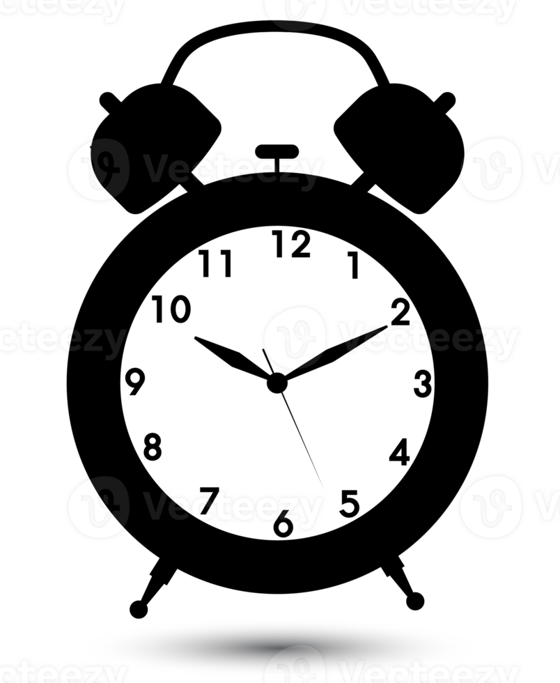 alarm clock silhouette png