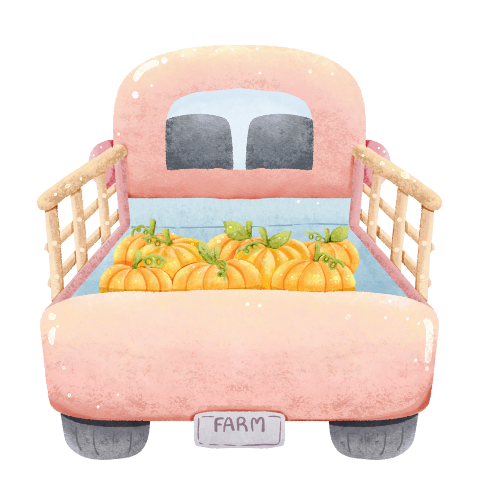 Pumpkin on the car png