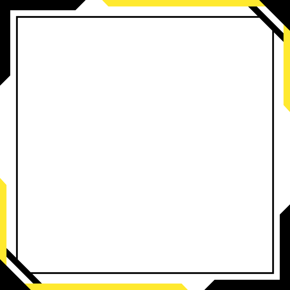 minimalist square banner border frame. Suitable for social media post and web internet ads. Sale promotion announcement background png