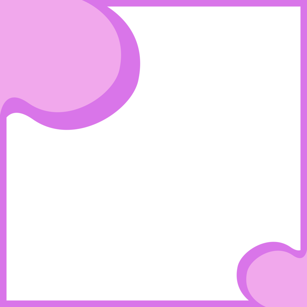 Social media post templates, frame border with wave and fluid shape background. png