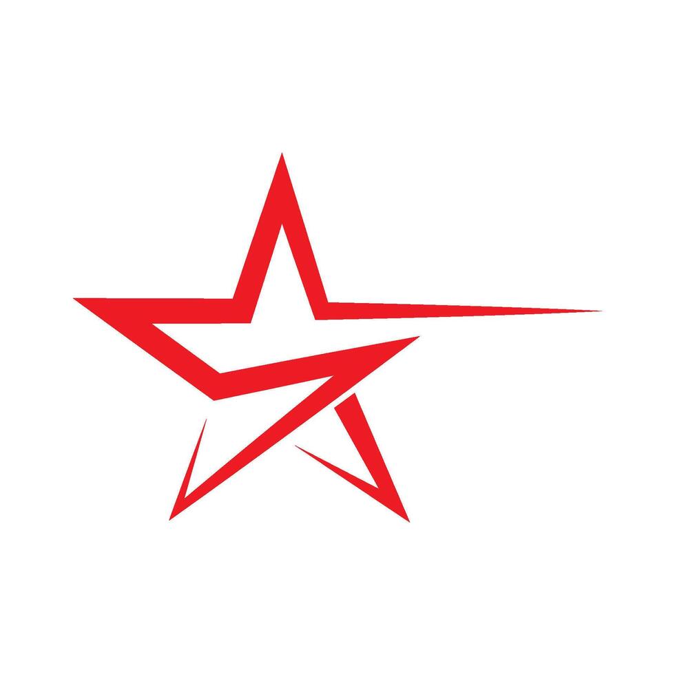 successful victory star logo design vector