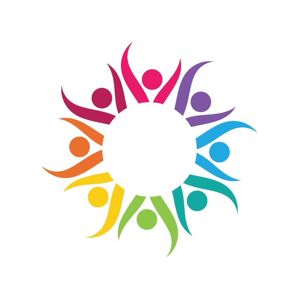 business community logo design vector