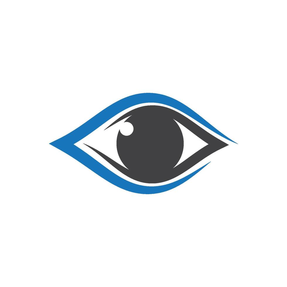 health and eye care logo design vector