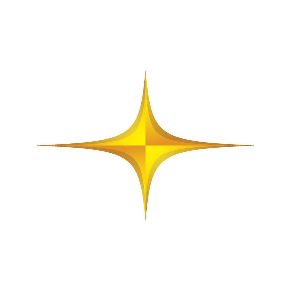 flying star logo illustration vector