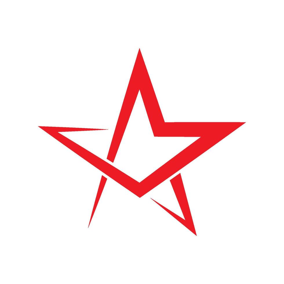 star shape logo illustration vector