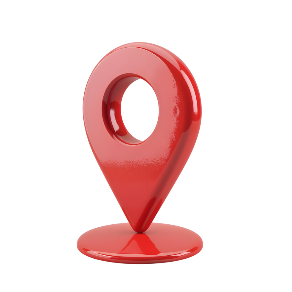 red Location Pinpoint isolated on transparent background png
