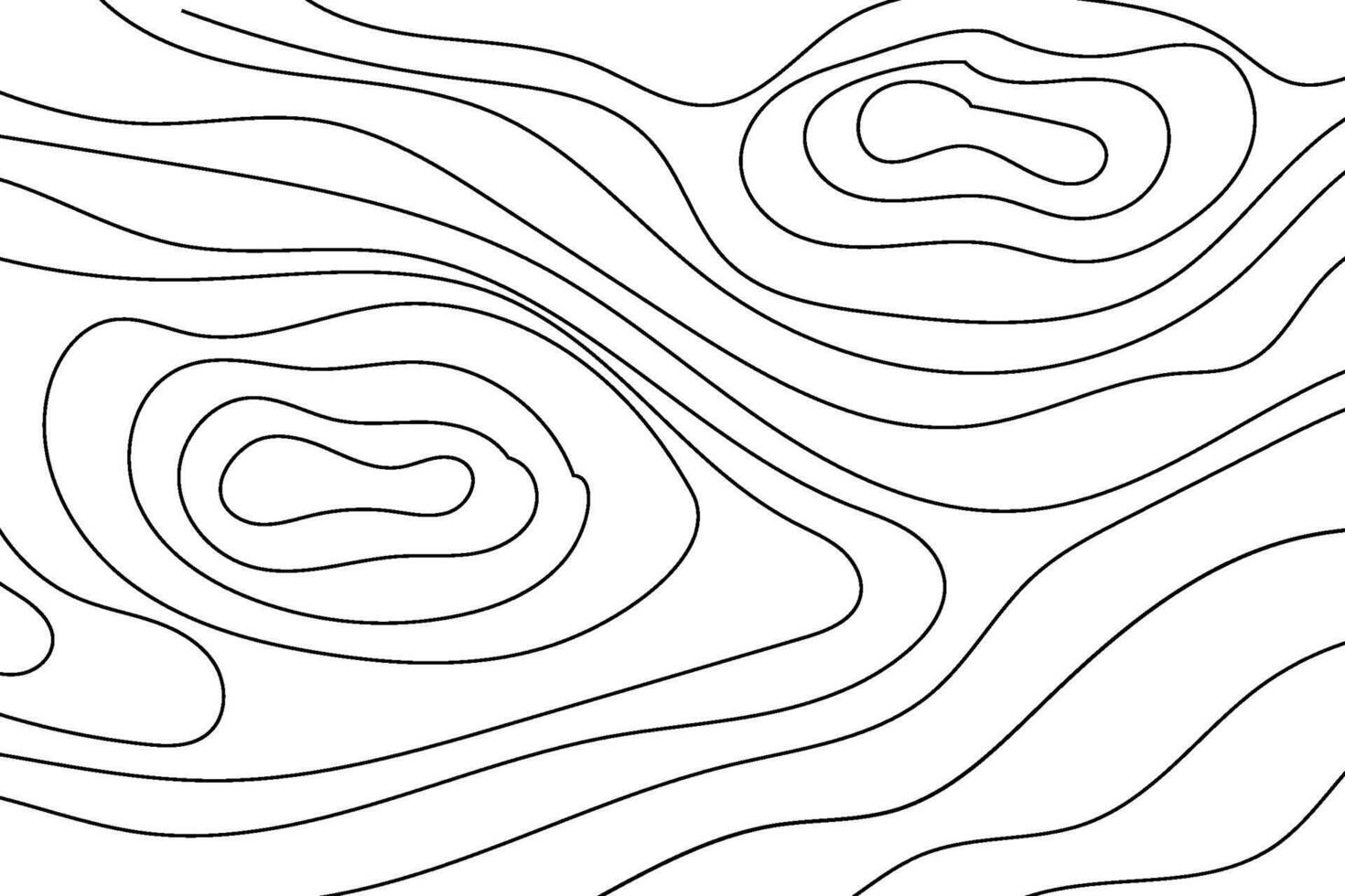 Wood texture material doodle hand drawn line. Tree trunk geometric curve and wave contour. Rings and circles. vector