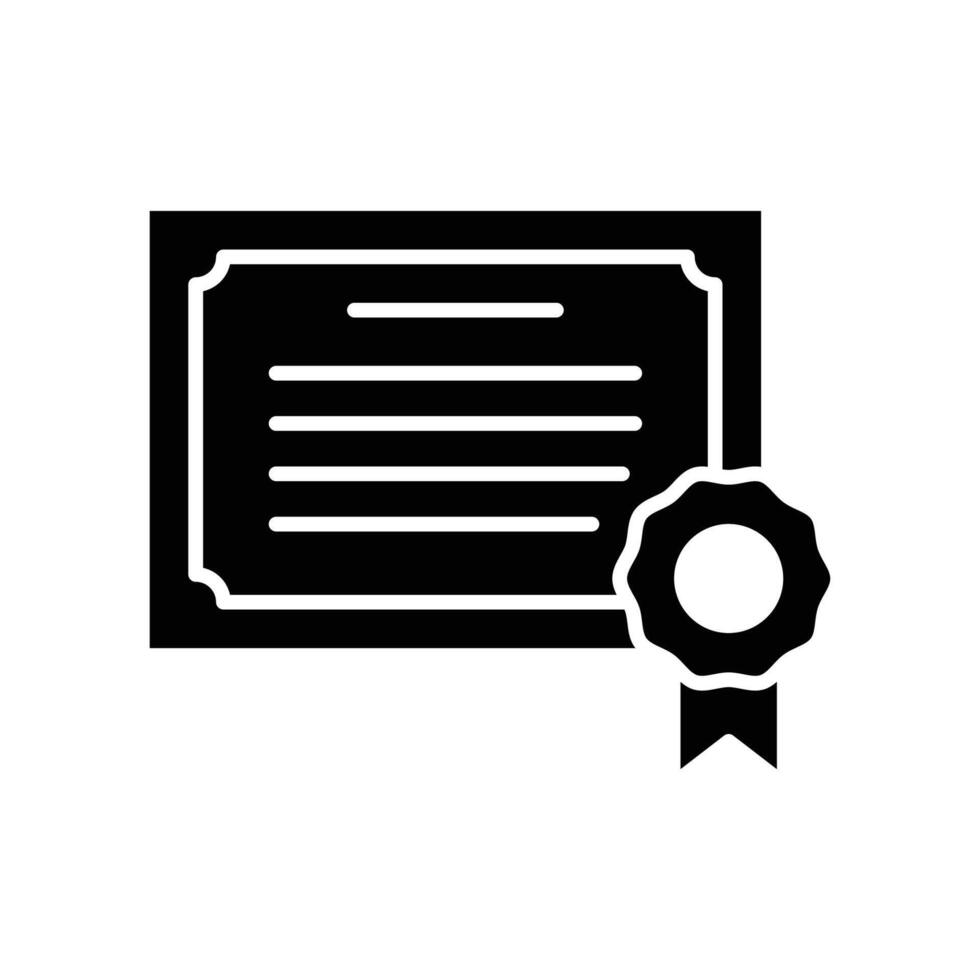 certificate icon design template simple and clean vector
