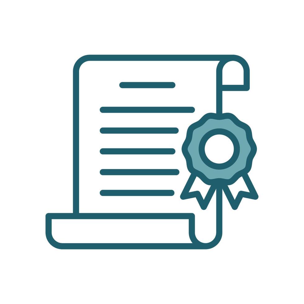 certificate icon design template simple and clean vector