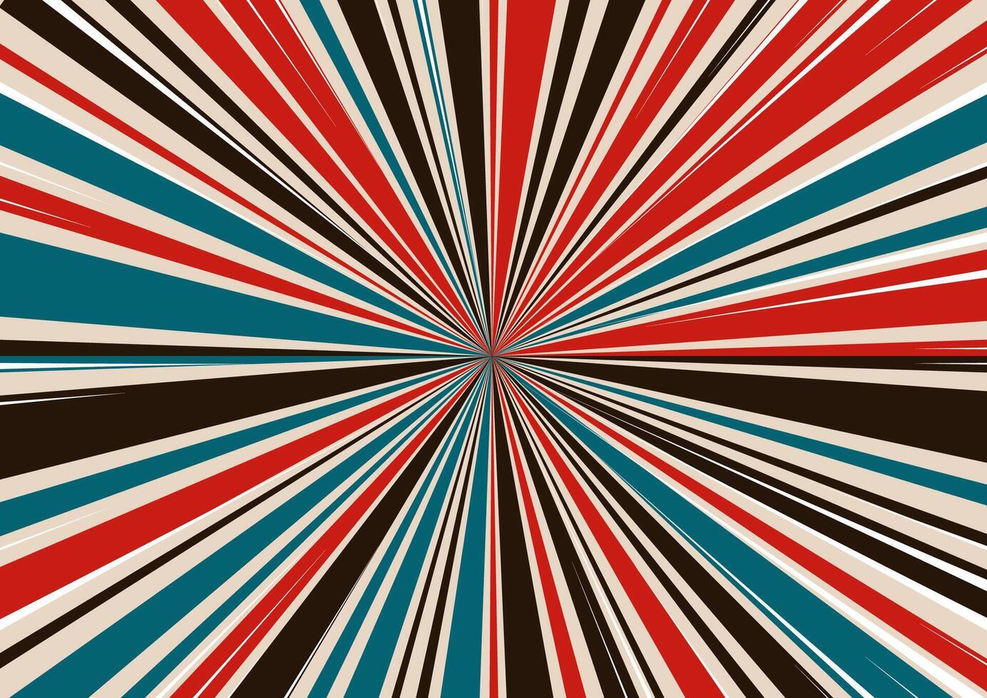 Abstract background with retro style starburst background vector