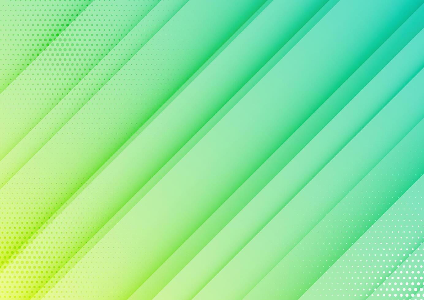 Geometric style yellow and green abstract background vector