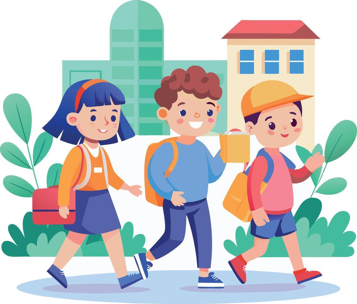 back to school illustration vector