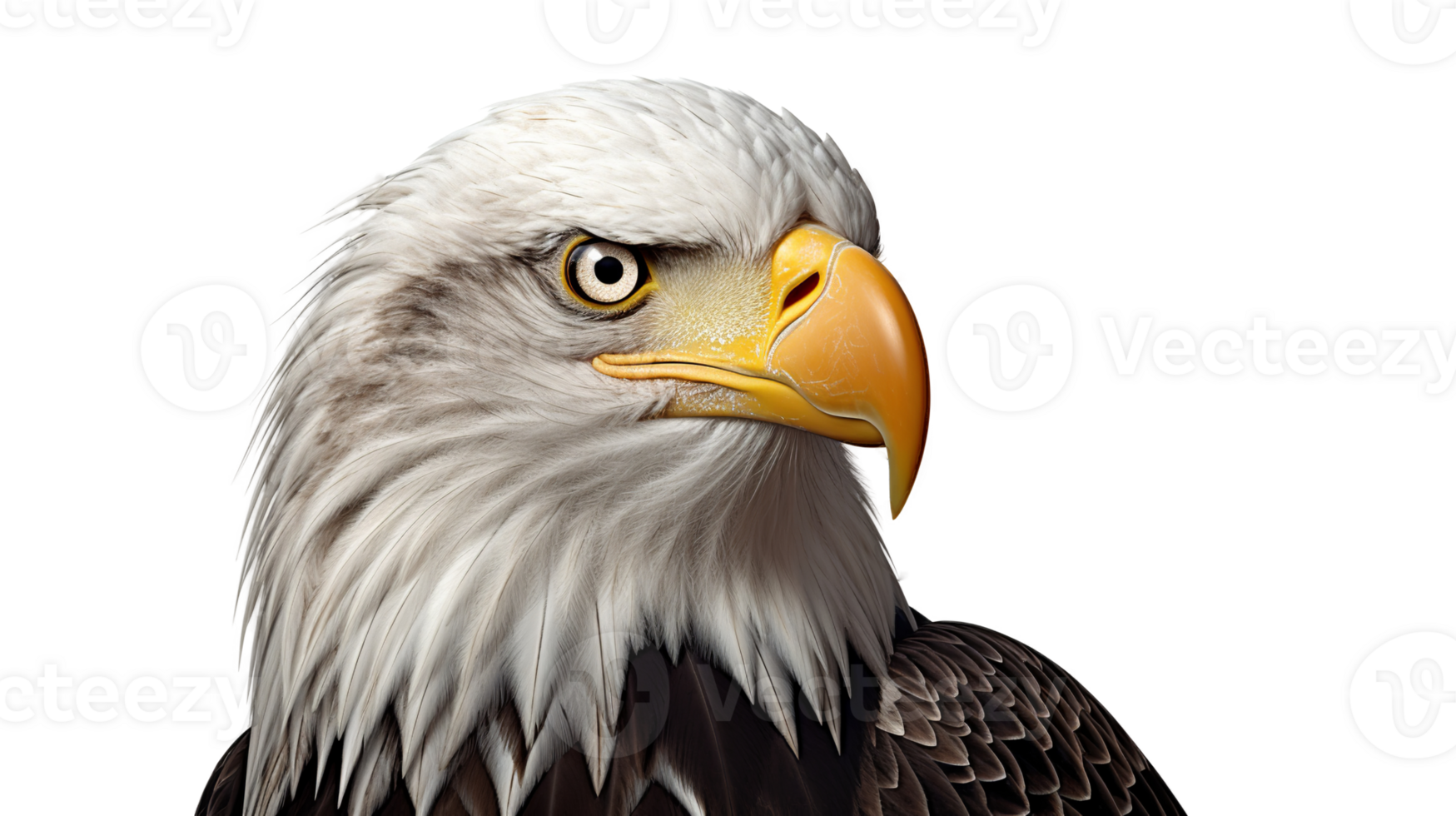 Bald Eagle isolated on transparent background png