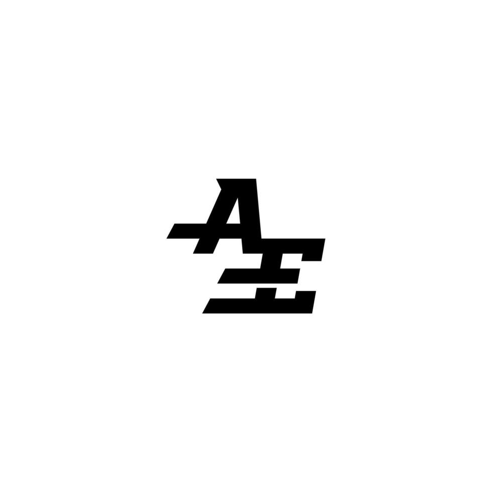 esport monogram initial boldand cool concept AE sporty style letter vector