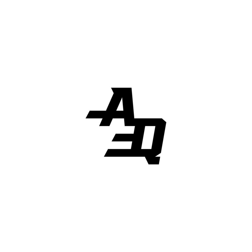 esport monogram initial boldand cool concept AQ sporty style letter vector
